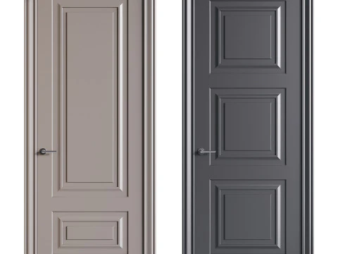 Porta de entrada moderna 83 Modelo 3D