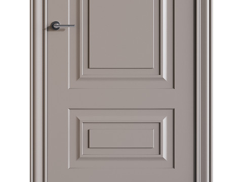Modern entrance door 84 Modelo 3D