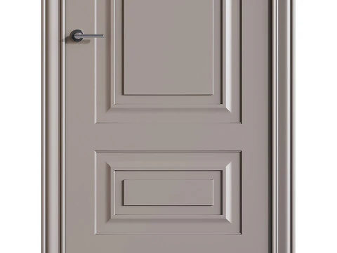 Porta de entrada moderna 84 Modelo 3D