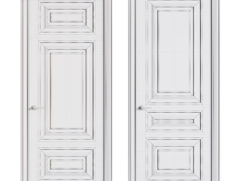 Modern entrance door 84 Modelo 3D