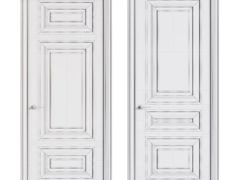 Porta de entrada moderna 84 Modelo 3D