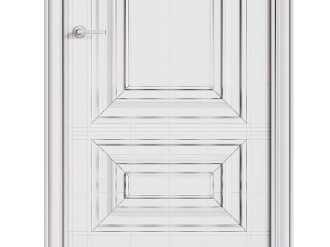 Modern entrance door 84 Modelo 3D