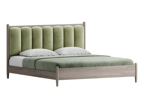 Scandinavian Interior Design Pallet Bed 3D Model