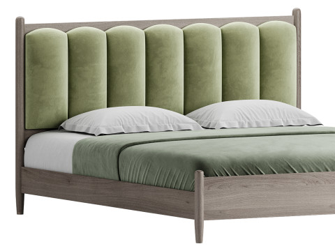 Scandinavian Interior Design Pallet Bed 3D मॉडल