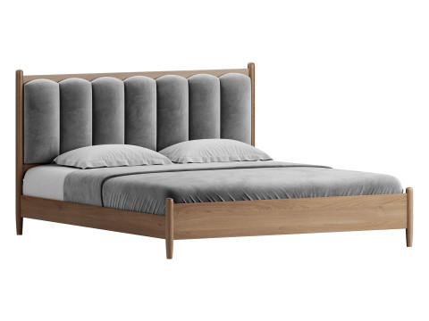 Scandinavian Interior Design Pallet Bed 3D मॉडल