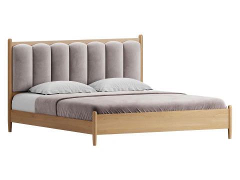 Scandinavian Interior Design Pallet Bed 3D Model