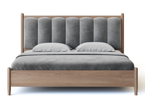 Scandinavian Interior Design Pallet Bed 3D मॉडल