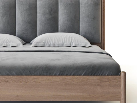 Scandinavian Interior Design Pallet Bed 3D Model