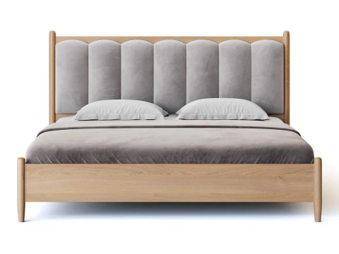Scandinavian Interior Design Pallet Bed 3D Model