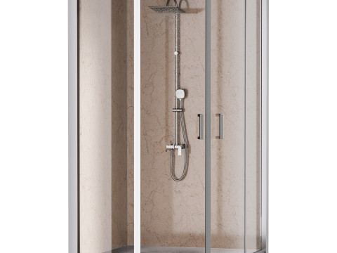Shower cabin 04 Modello 3D