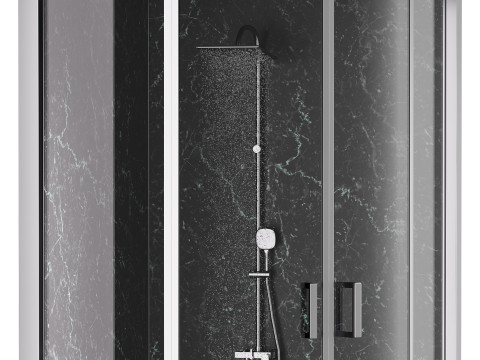 Shower cabin 04 Modello 3D