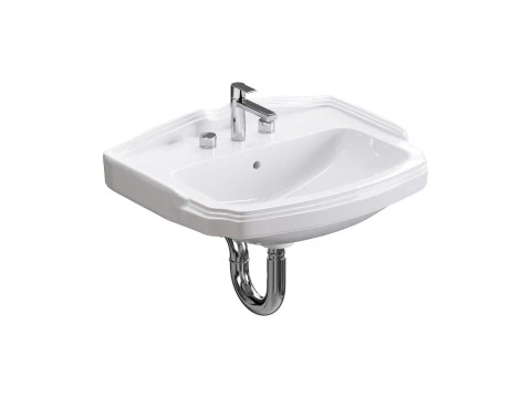 Piccolo bagno a parete Modello 3D