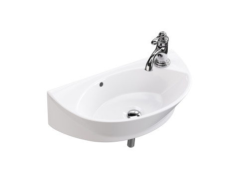 Small Wall Mount Sink for Bathroom Modelo 3D