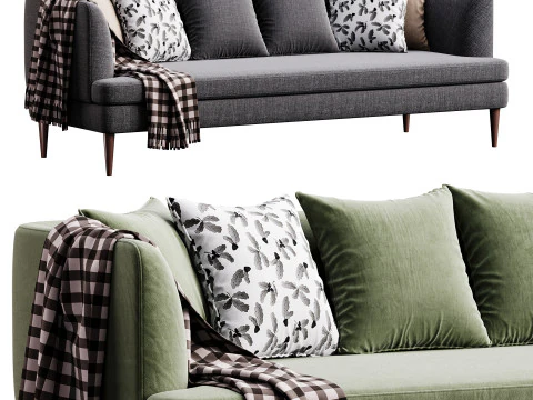 Sofa A105 by Delavega 3D Model