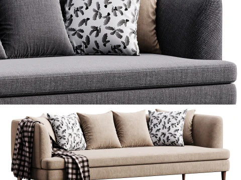 Sofa A105 by Delavega 3D Model
