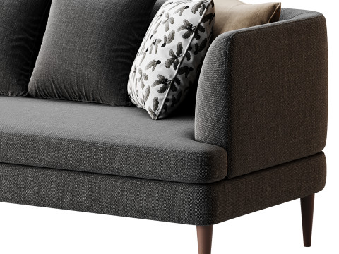 Sofa A105 by Delavega 3D Model