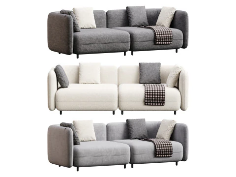 Sof&aacute; A123 por Delavega Modelo 3D