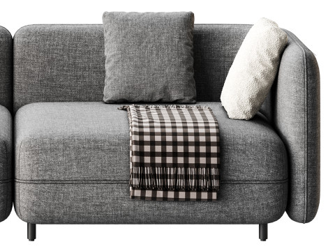 Sofa A123 by Delavega 3D Model