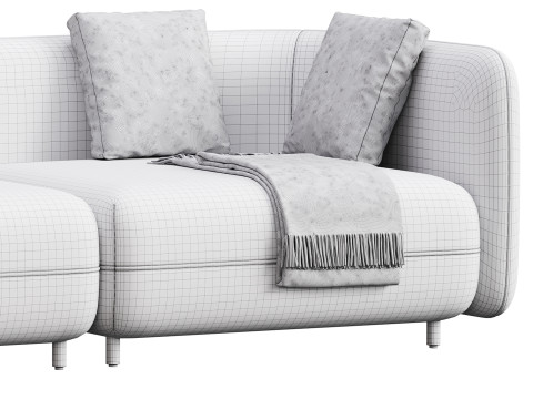 Sofa A123 by Delavega 3D Model