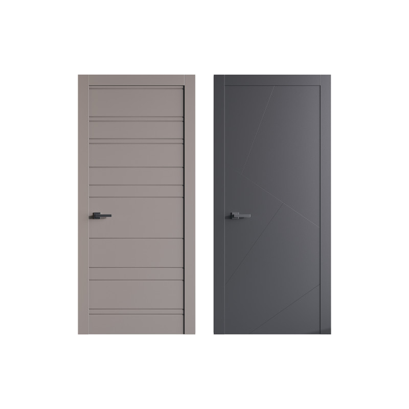 Modern entrance door 86 3D Модель .c4d .max .obj .3ds .fbx .stl .blend 