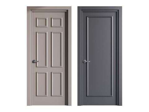 Modern entrance door 87 Modelo 3D