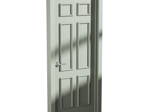 Modern entrance door 87 3D मॉडल
