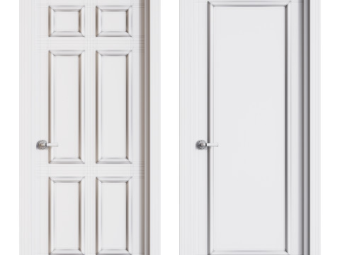 Modern entrance door 87 3D मॉडल