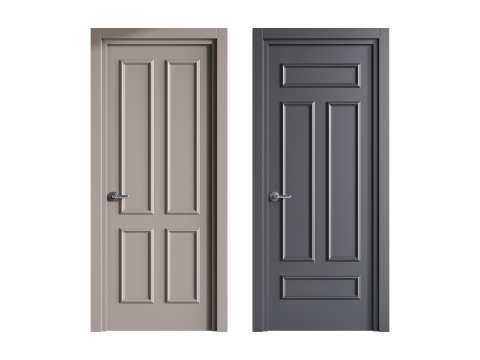Modern entrance door 88 Modelo 3D