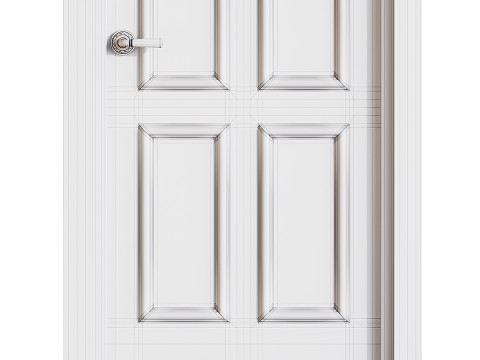 Modern entrance door 88 3D 模型
