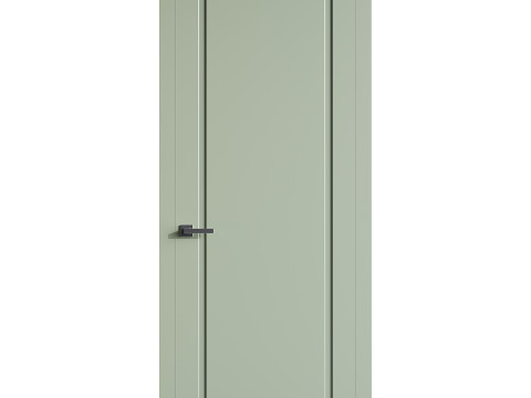 Modern entrance door 90 3D 模型