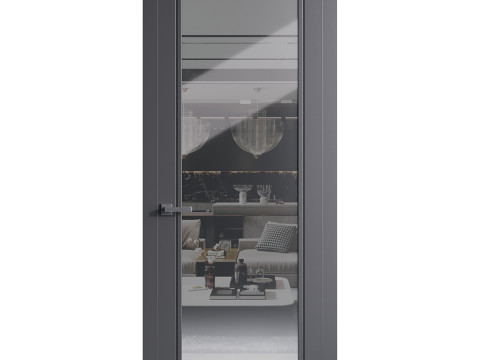 Modern entrance door 90 3D 模型