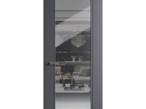 Modern entrance door 90 3D Model
