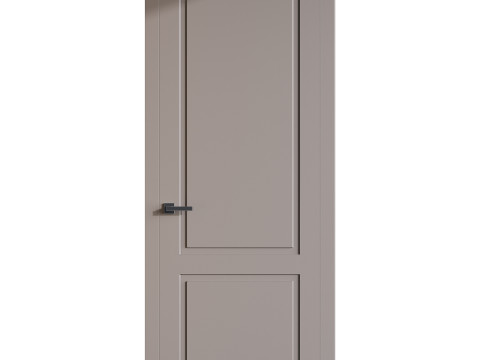 Modern entrance door 90 3D 模型