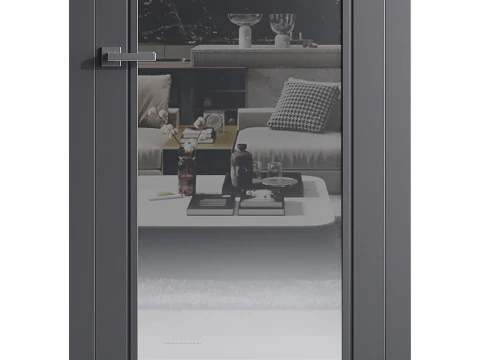 Modern entrance door 90 3D Model
