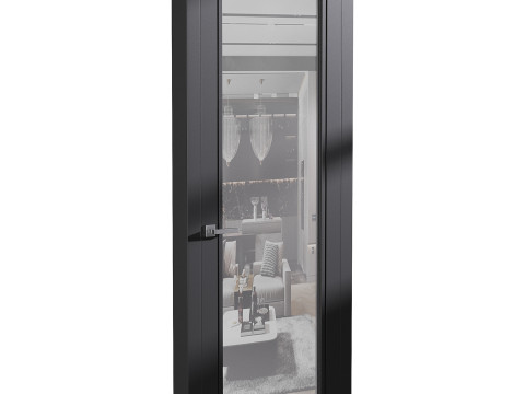 Modern entrance door 90 3D 模型