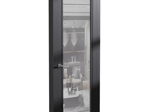 Modern entrance door 90 3D Model