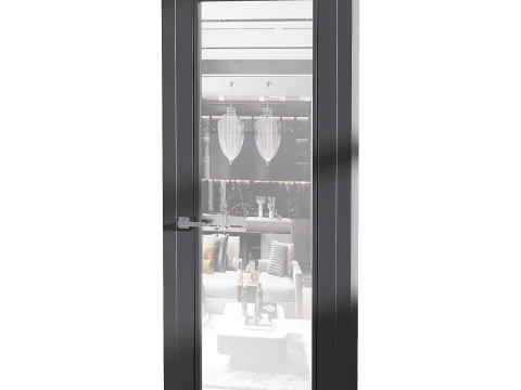 Modern entrance door 90 3D Model