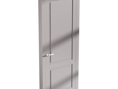 Modern entrance door 90 3D 模型