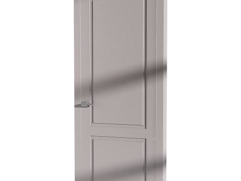 Modern entrance door 90 3D 模型