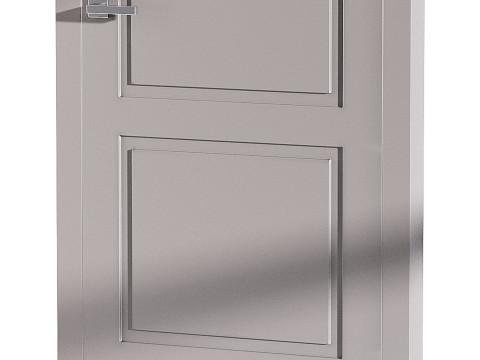 Modern entrance door 90 3D 模型