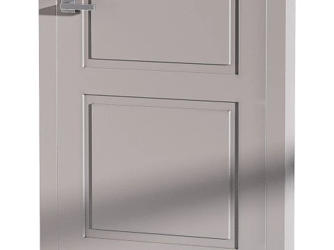 Modern entrance door 90 3D Model