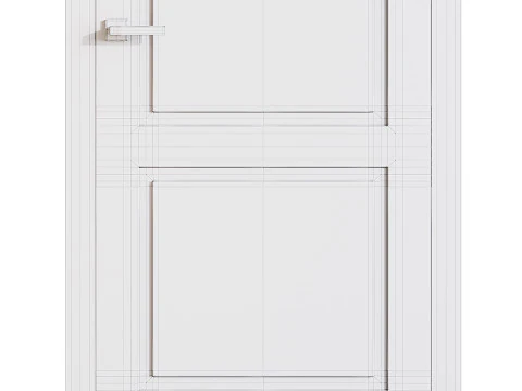 Modern entrance door 90 3D Model