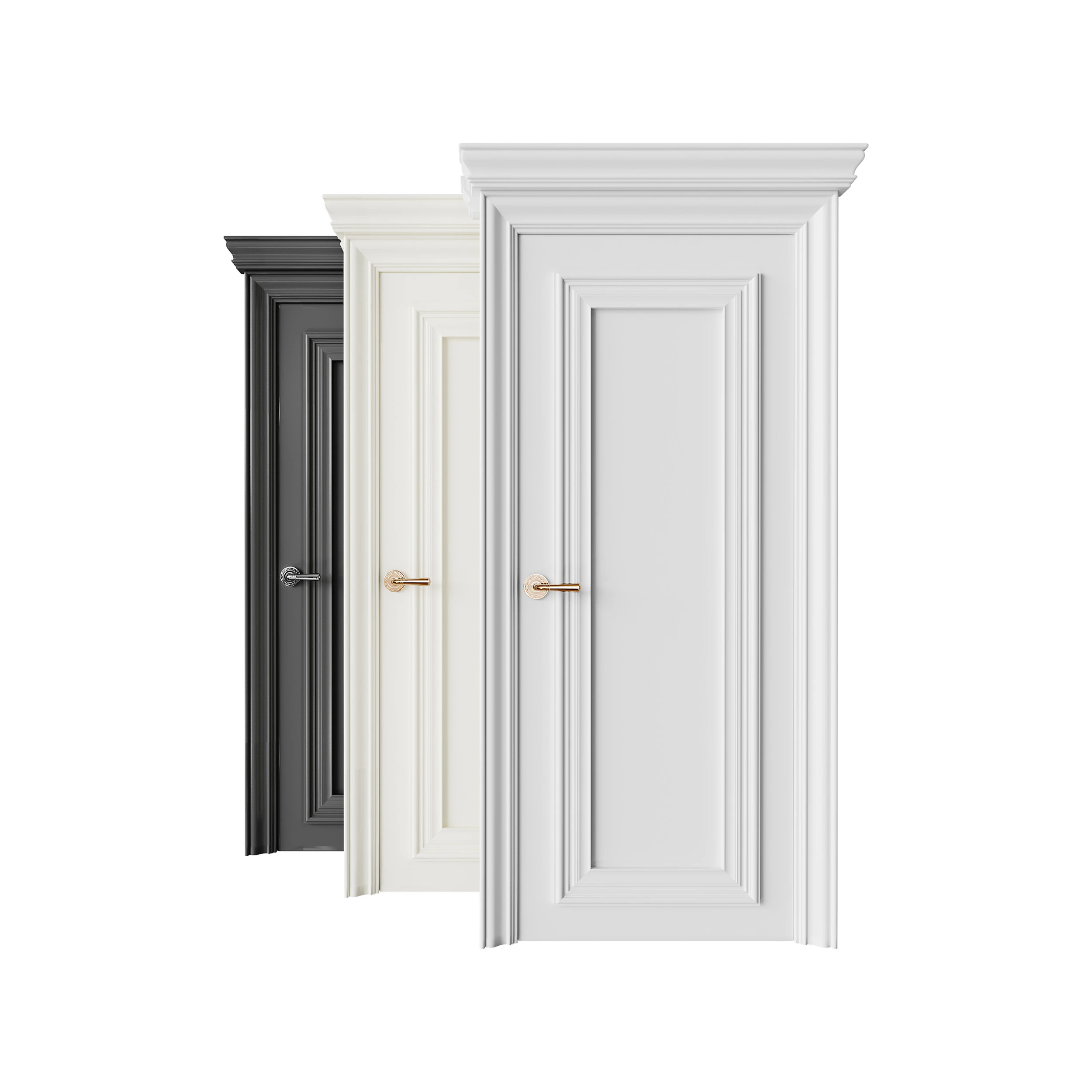 MODERN INTERIOR DOOR 3D Model .c4d .max .obj .3ds .fbx .stl .blend 
