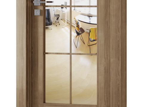 Modern Interior Door 4 3D Модель