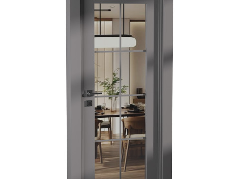 Modern Interior Door 4 3D Модель