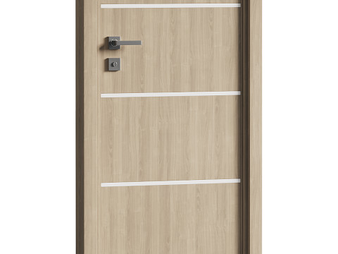MODERN INTERIOR DOOR 12 Modelo 3D