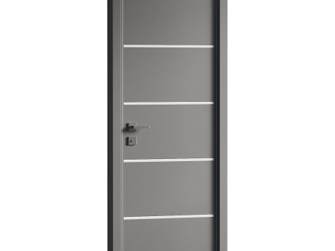 MODERN INTERIOR DOOR 12 Modelo 3D