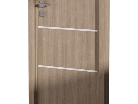 MODERN INTERIOR DOOR 12 Modelo 3D