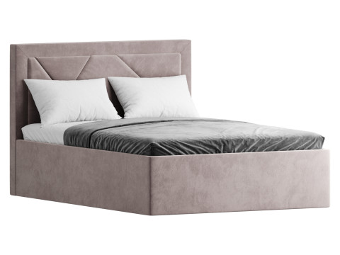 The bed Siesta Alba beige Modelo 3D