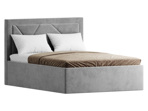 The bed Siesta Alba beige Modelo 3D